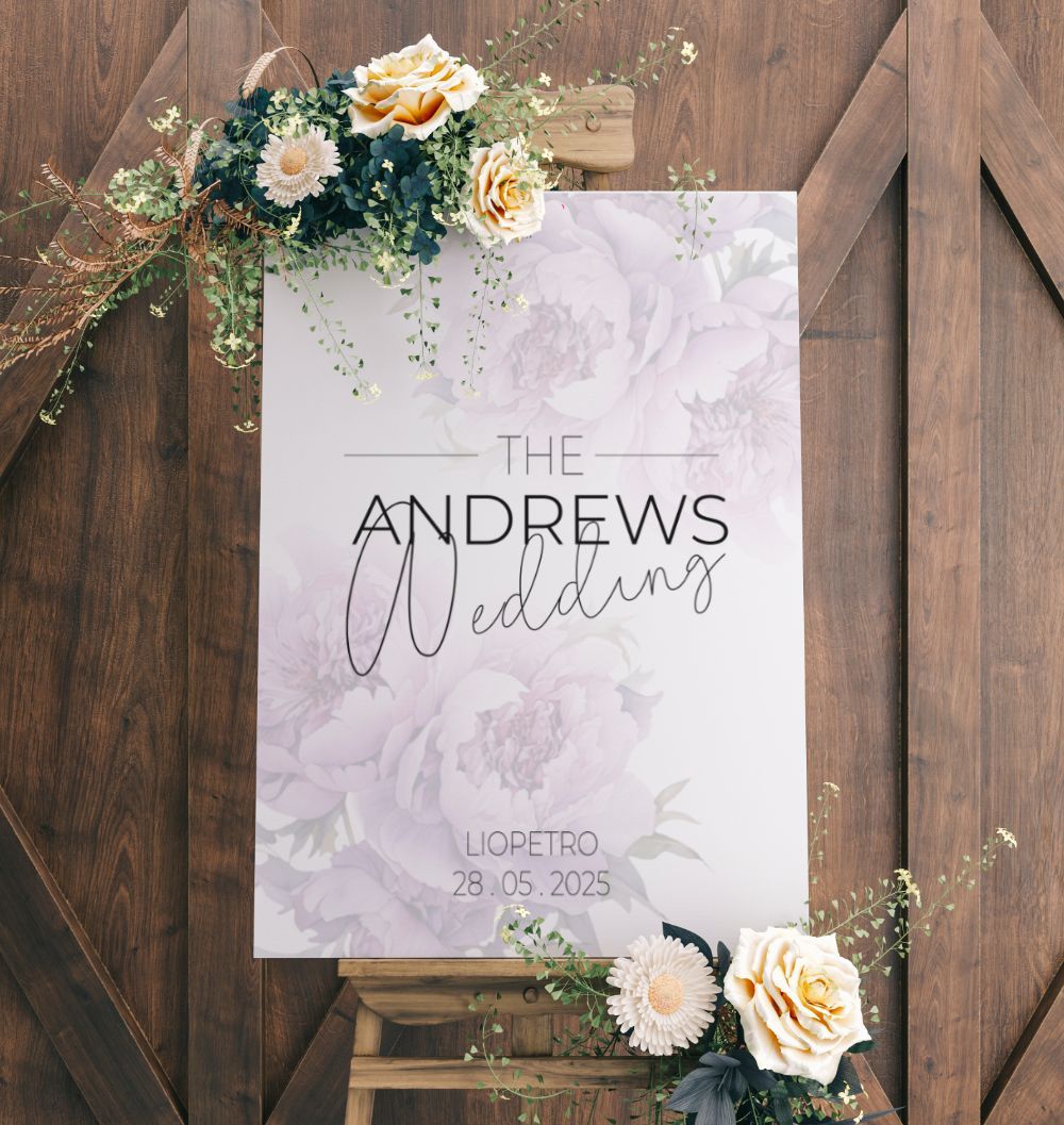 Wedding Welcome Board