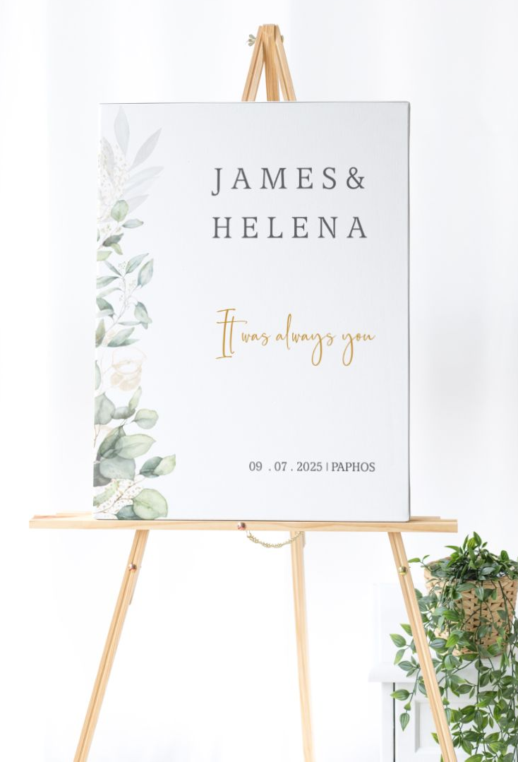 Wedding Welcome Board