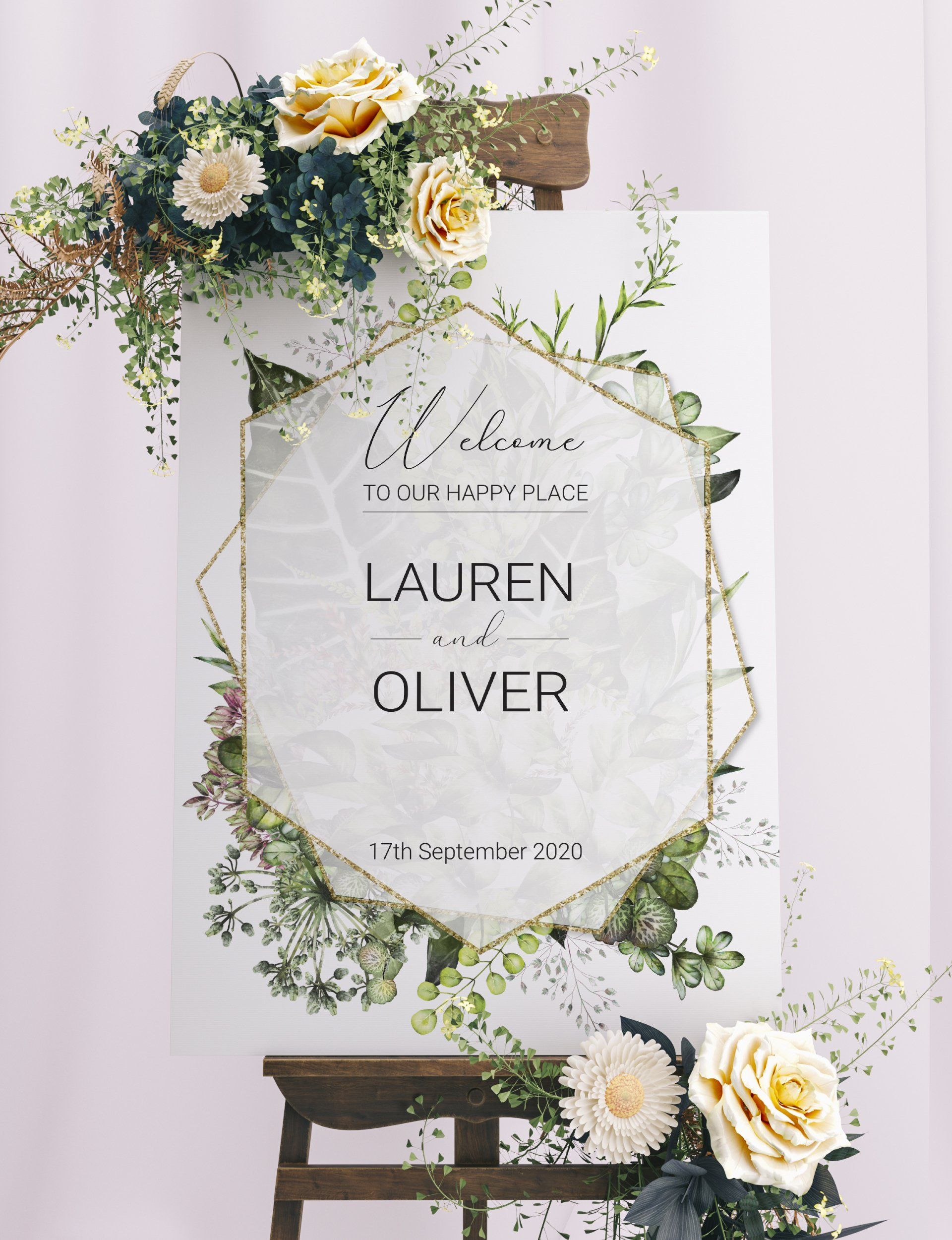Wedding Welcome Board