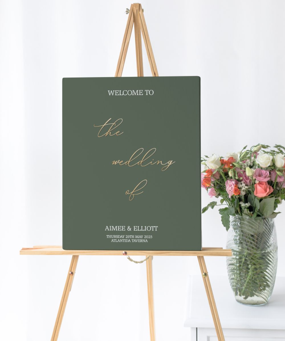 Wedding Welcome Board