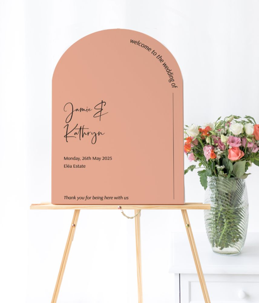 Wedding Welcome Board