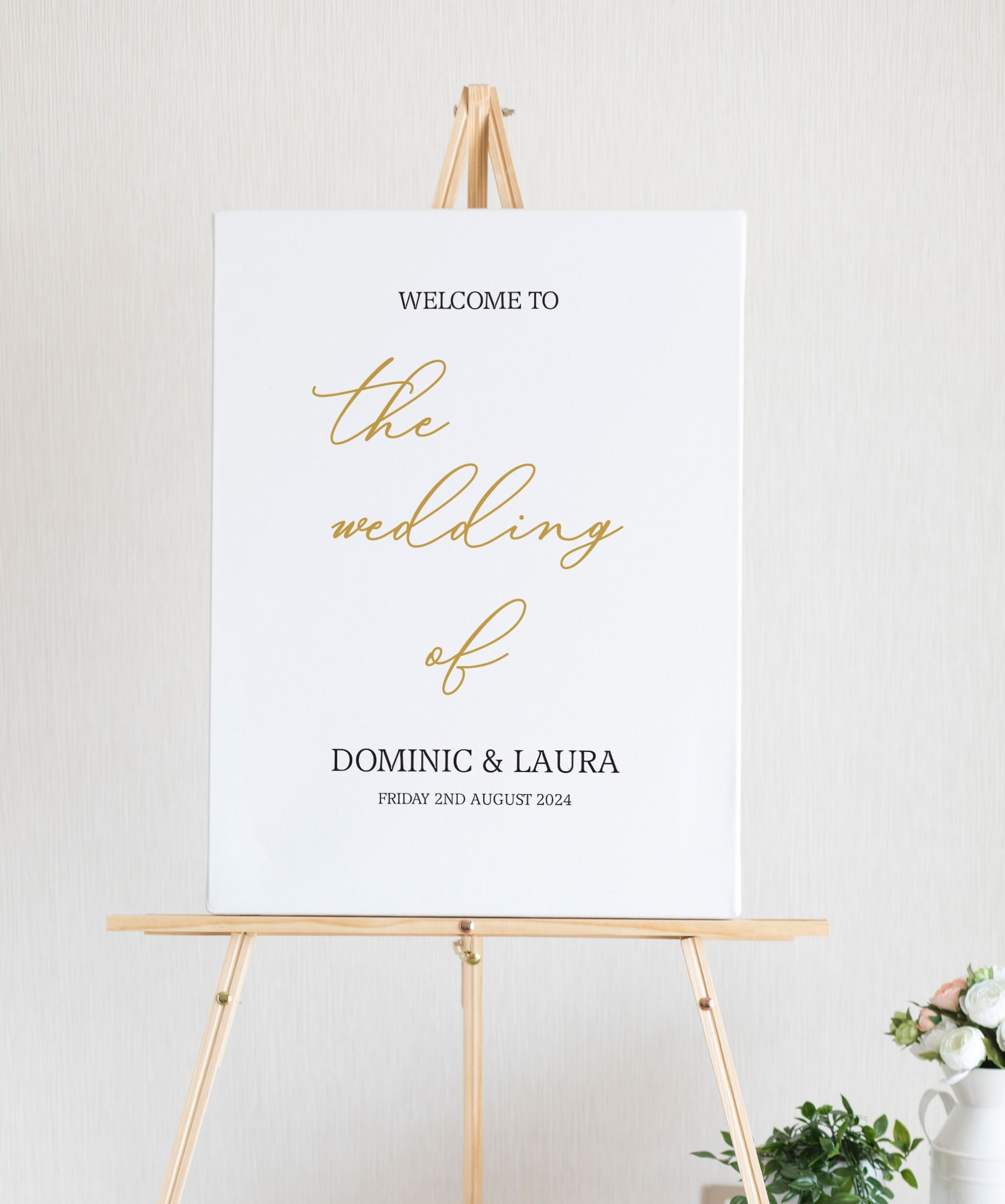Wedding Welcome Board