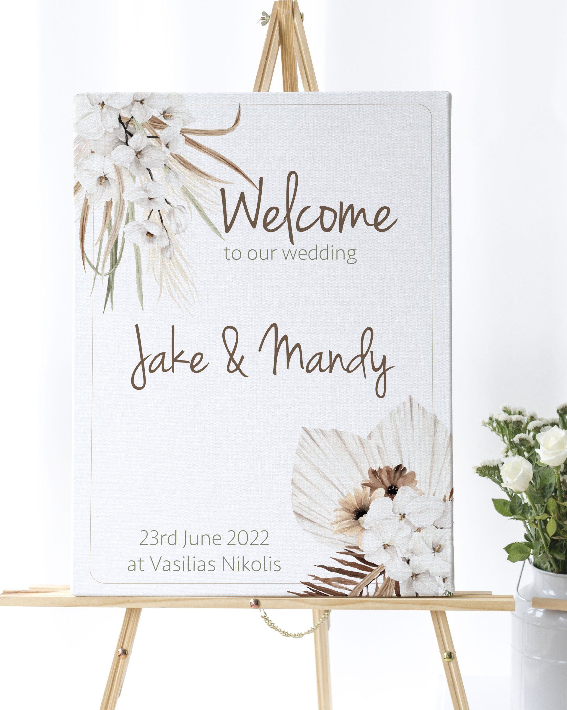 Wedding Welcome Board
