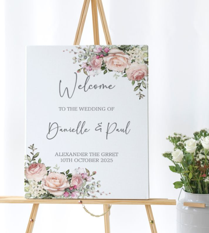 Wedding Welcome Board