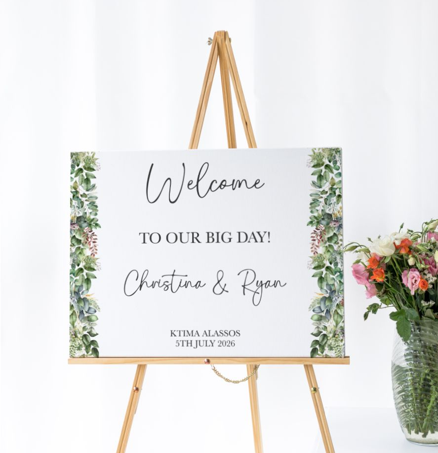 Wedding Welcome Board
