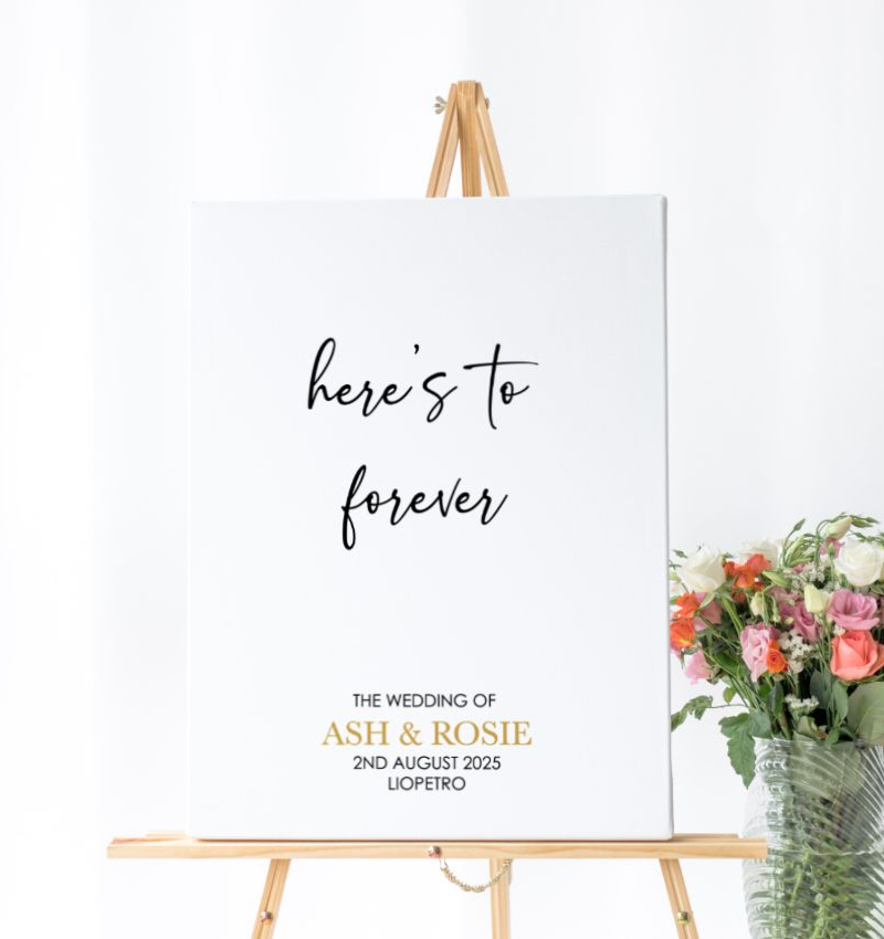 Wedding Welcome Board