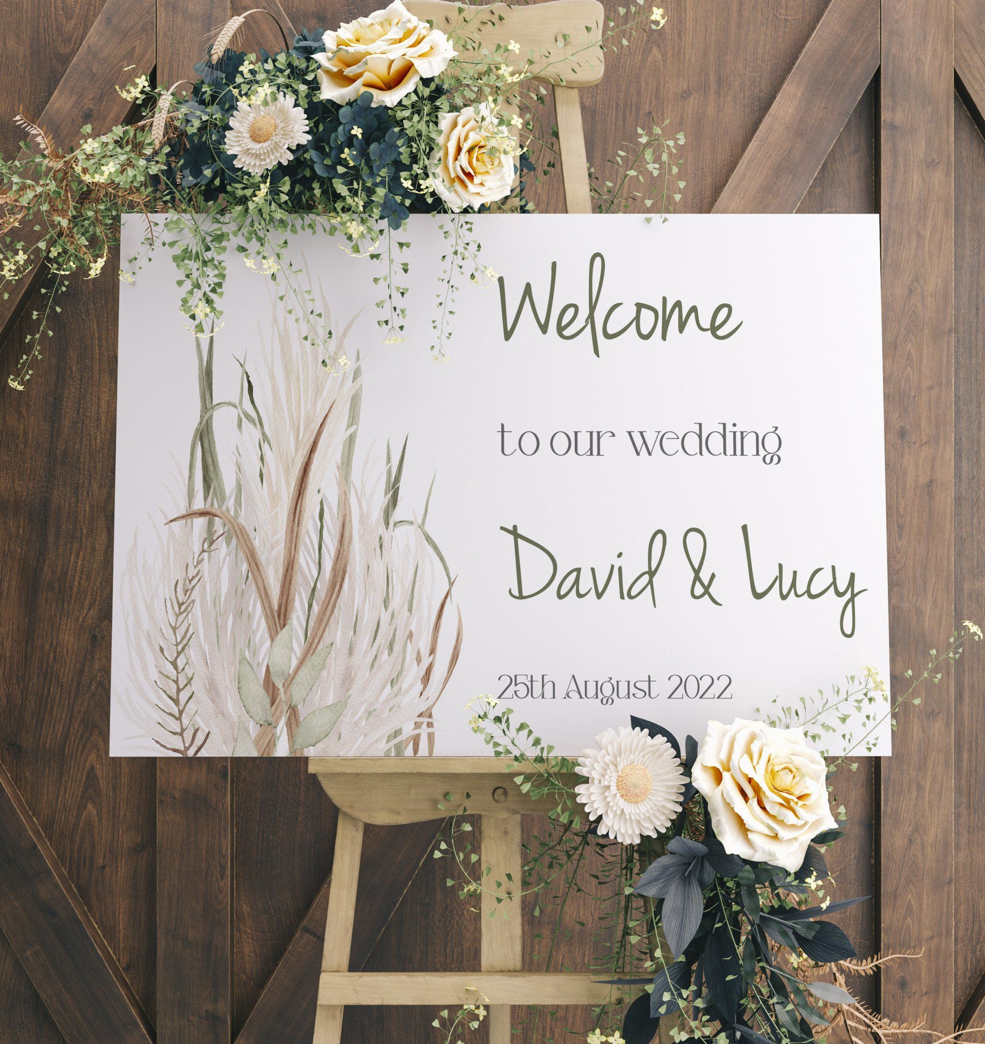 Wedding Welcome Board