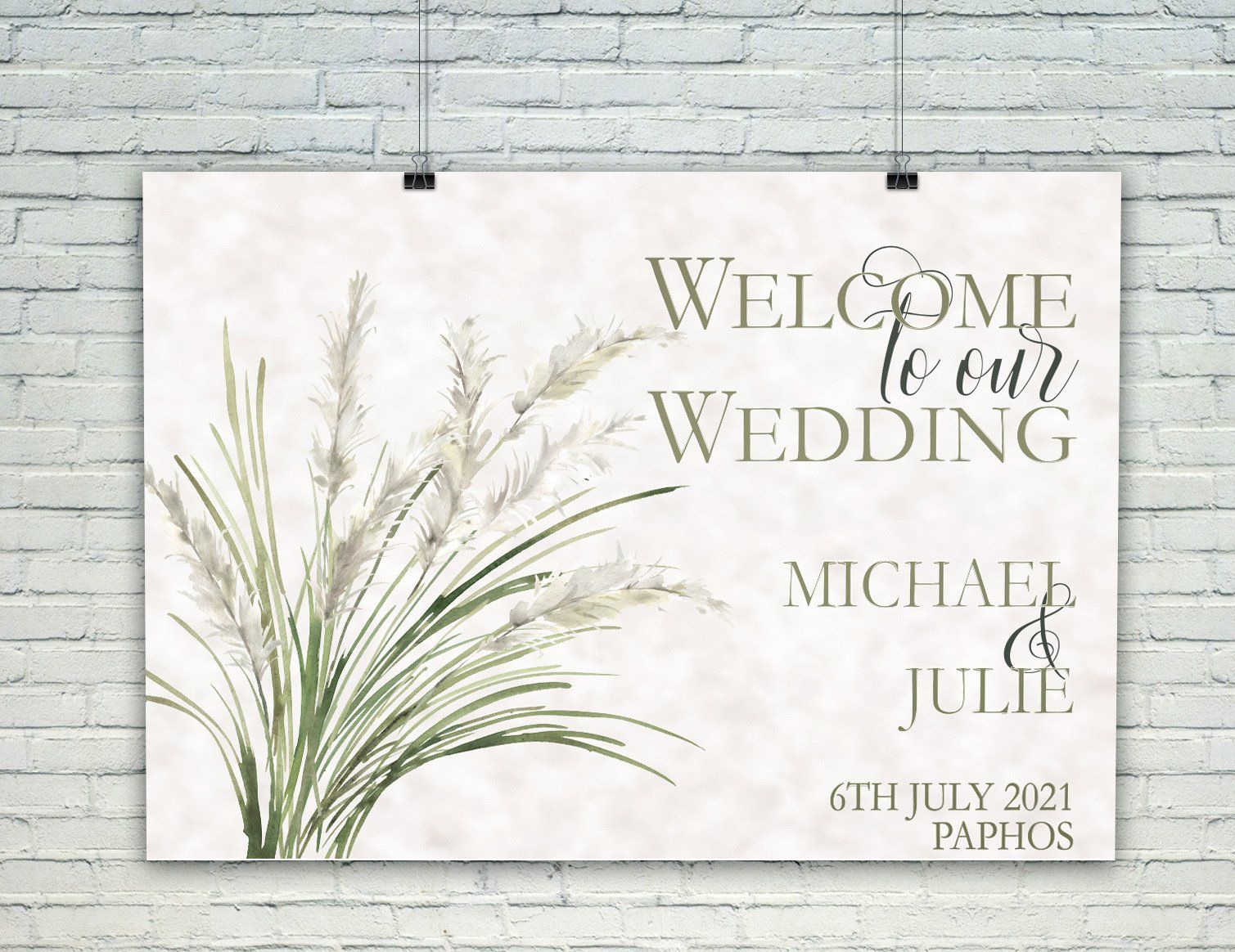 Wedding Welcome Board