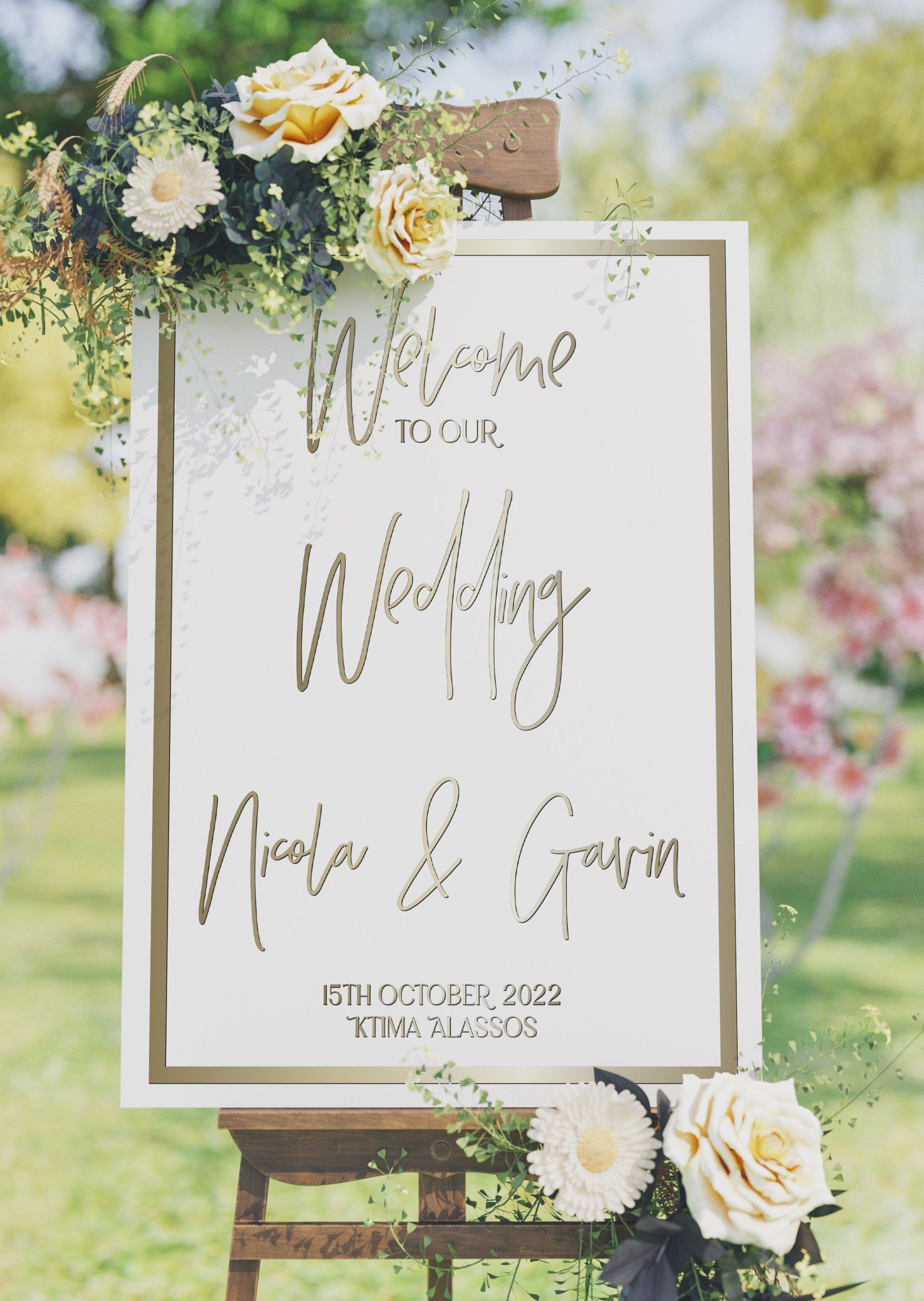 Wedding Welcome Board