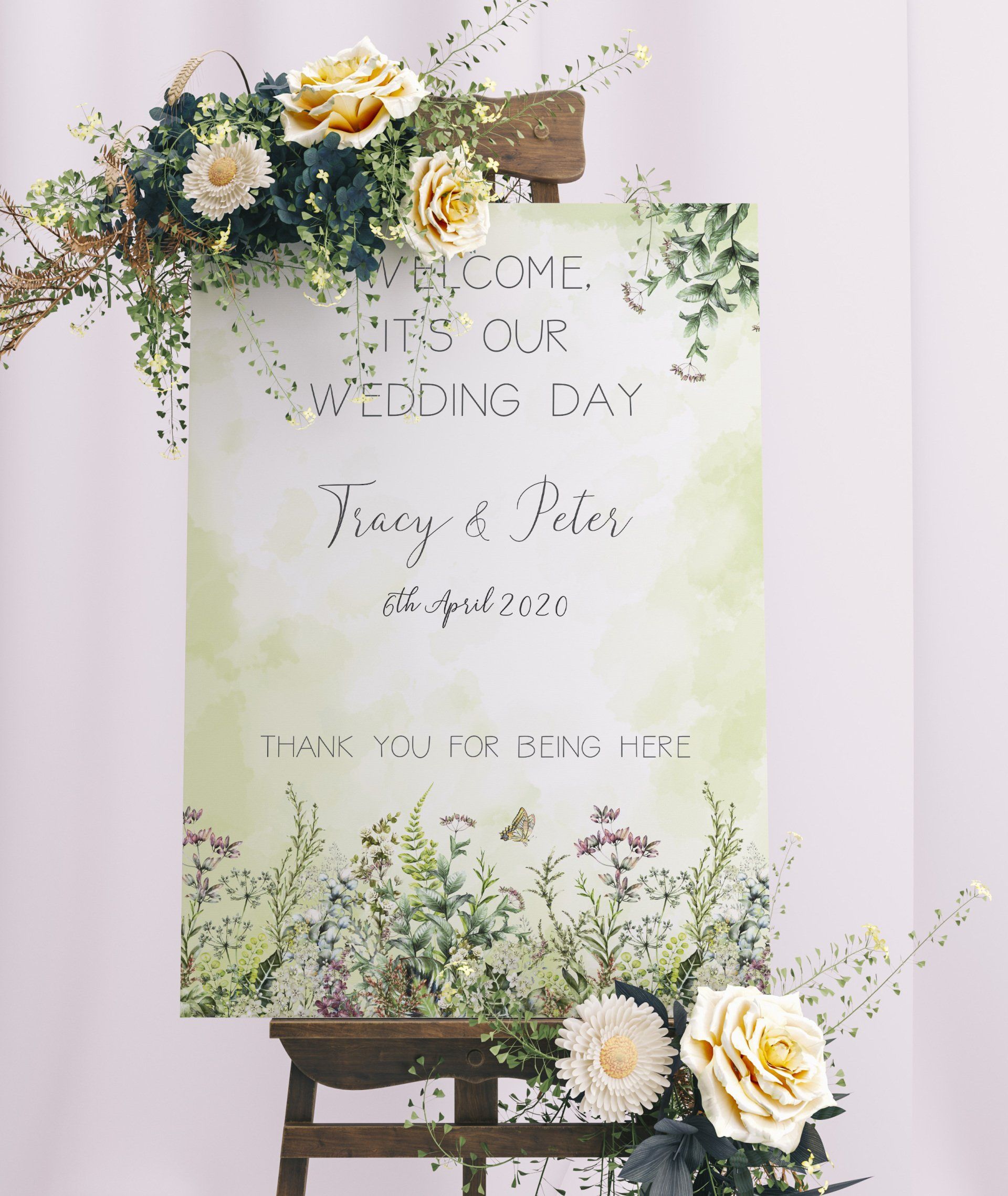 Wedding Welcome Board