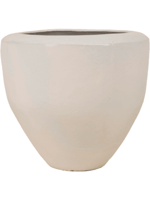 pot en céramique blanc .