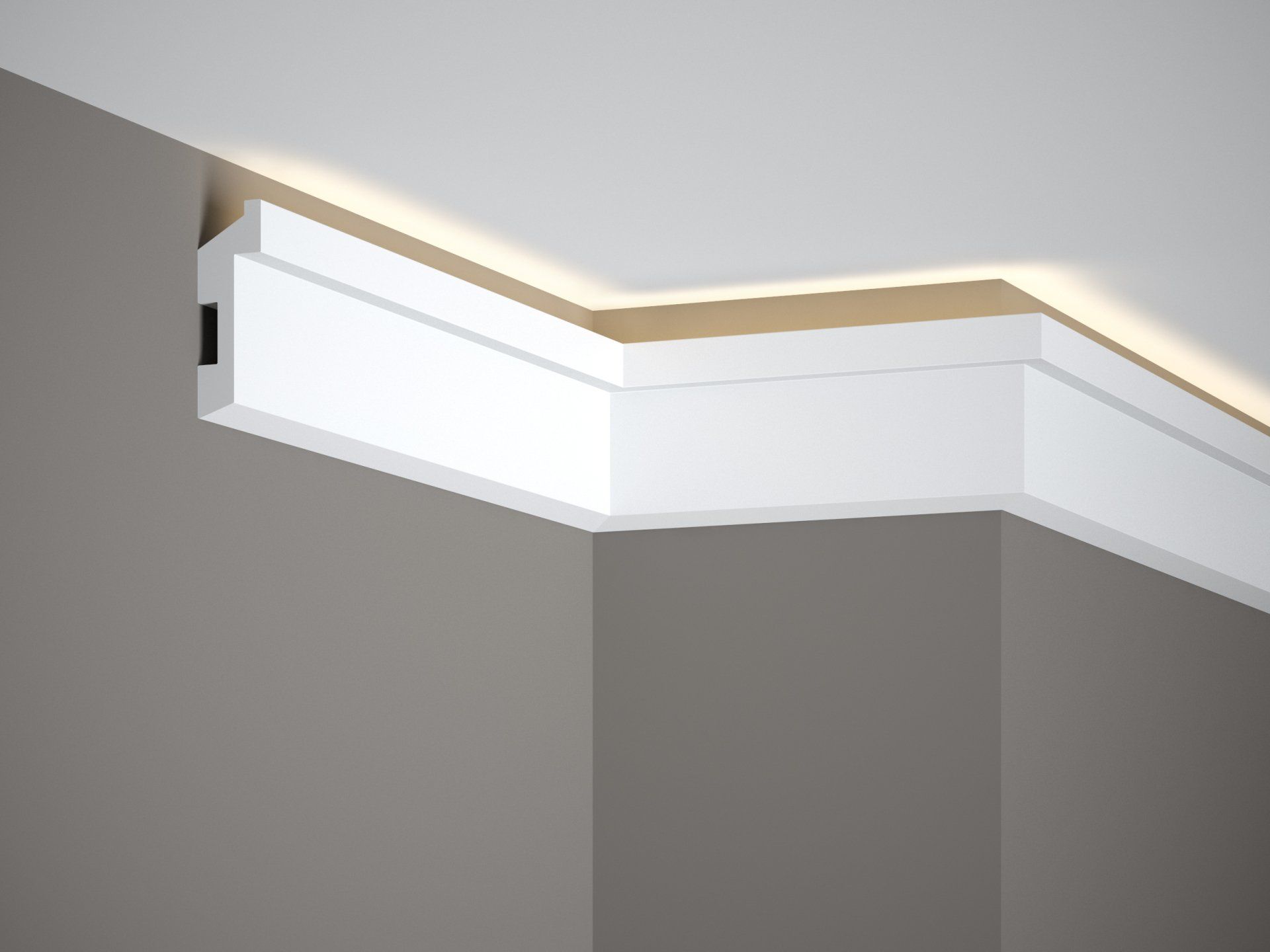 Die sehr stabile Mardom Decor MD024 ist eine kraftvolle Multifunktionsleiste für indirekte Beleuchtung. Sie kann an Wand oder Decke befestigt werden und schafft in Wohnungen, Geschäften, Büroräumen und Hotels eine harmonische Atmosphäre. Das geradlinige Profil reflektiert das Licht entlang der Unter- oder Oberseite und hilft, den Blick dorthin zu lenken, dass Bereiche und Elemente im Raum besonders hervorgehoben werden. Durch die LightGuard-Technologie wird verhindert, dass LED-Licht die Oberflächenstruktur des Profils durchdringt.