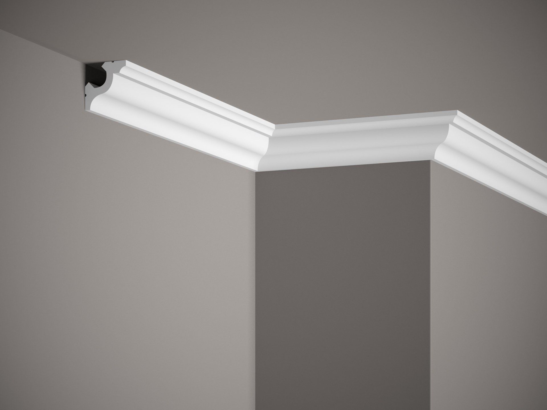 Mardom Decor MD172 elegante kleine Deckenleiste / Stuckleiste für niedrige Deckenhöhe. Mini Stuckleiste / Deckenleiste