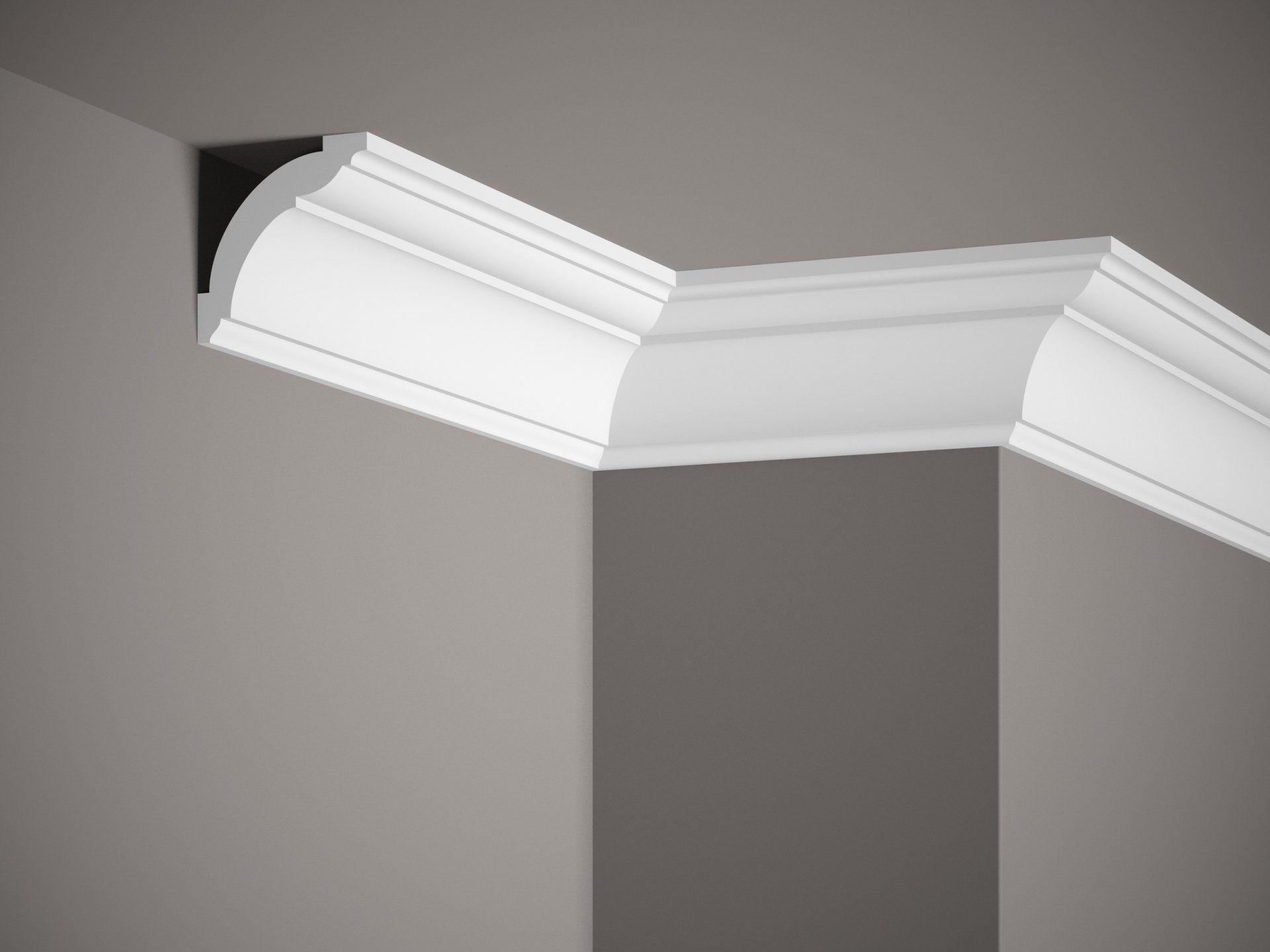 Mardom Decor MD367 elegante und zeitlose Deckenleiste / Stuckleiste. Nicht zu groß und nicht zu klein.