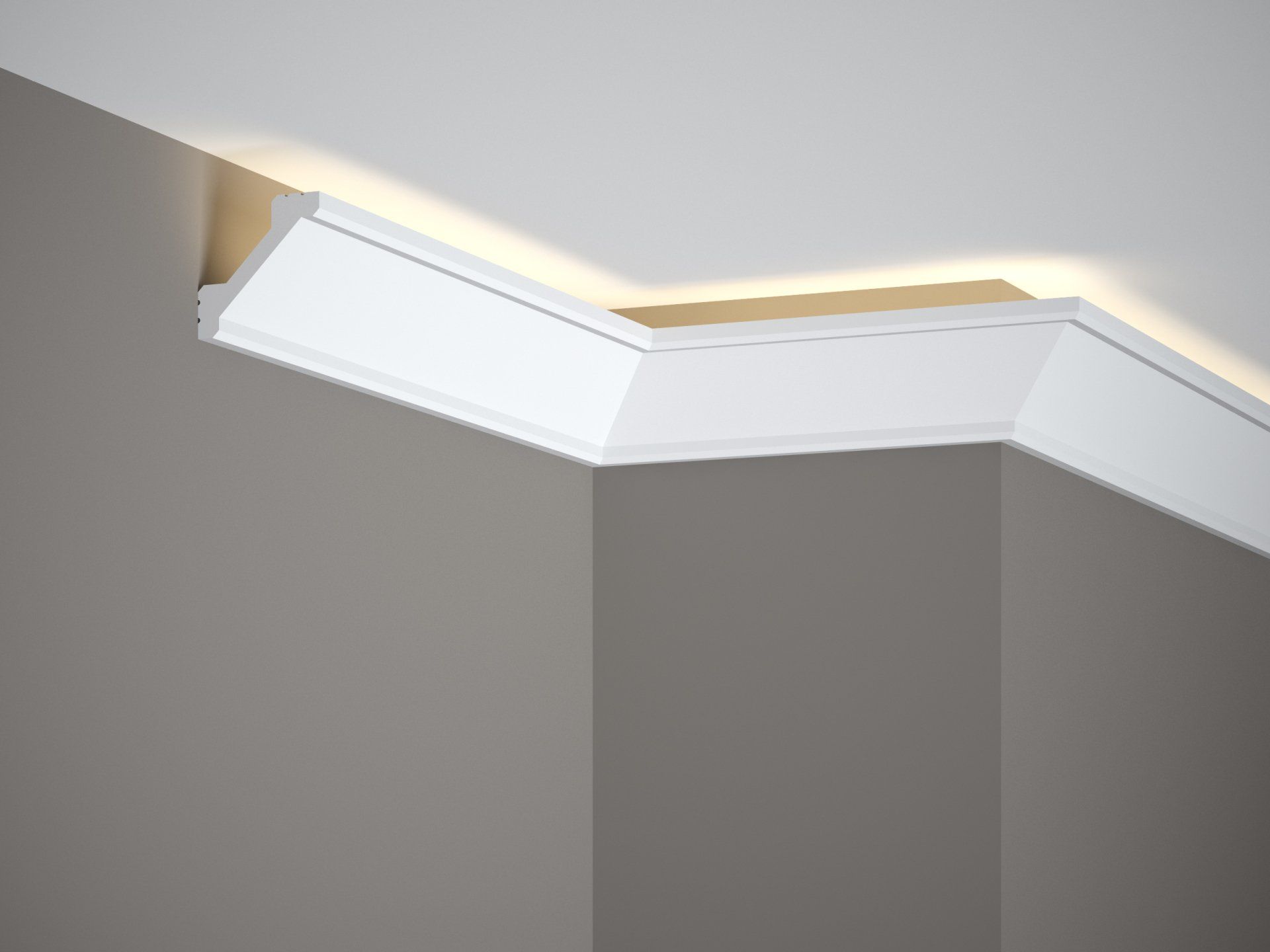 Mardom Decor MD368 Lichtleiste, gerade, flach und glatt.