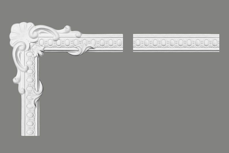 Mardom Decor MDC250-11 Stuckleisten Ecke PU passend zu Wandleiste MDC250