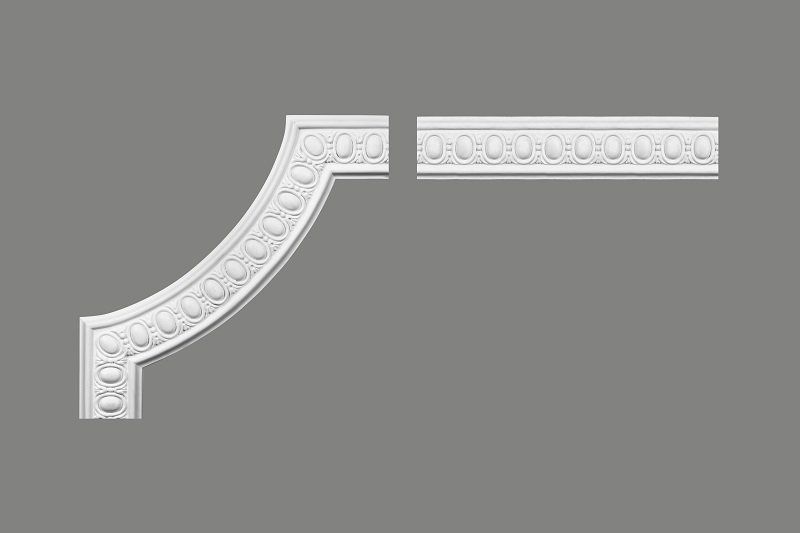 Mardom Decor MDC250-12 Stuckleisten Ecke PU passend zu Wandleiste MDC250