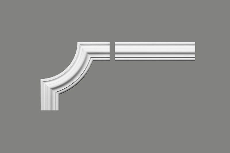 Mardom Decor MDD308-12 Stuckleisten Ecke PU passend zu Wandleiste MDD308