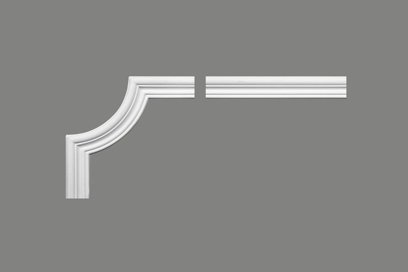 Mardom Decor MDD325-12 Stuckleisten Ecke PU passend zu Wandleiste MDD325