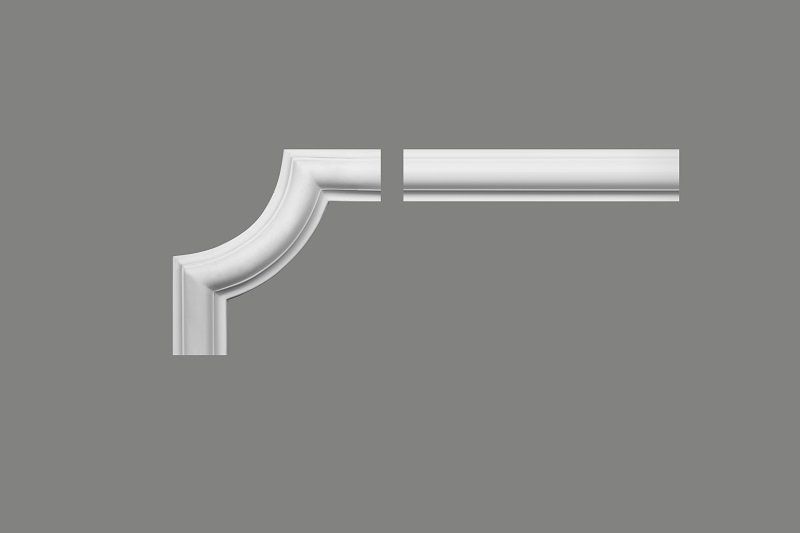 Mardom Decor MDD332-13 Stuckleisten Ecke PU passend zu Wandleiste MDD332