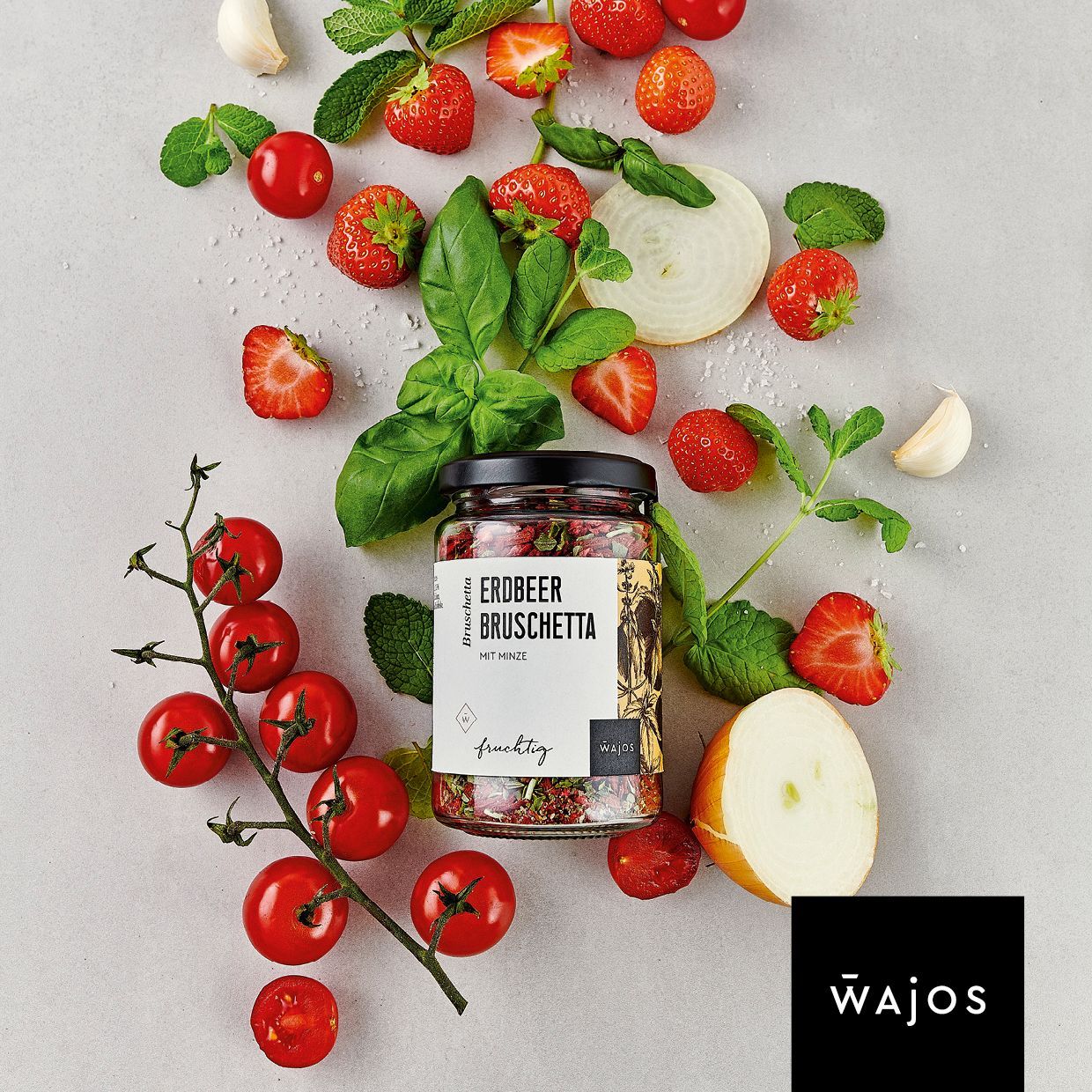 Erdbeer Bruschetta