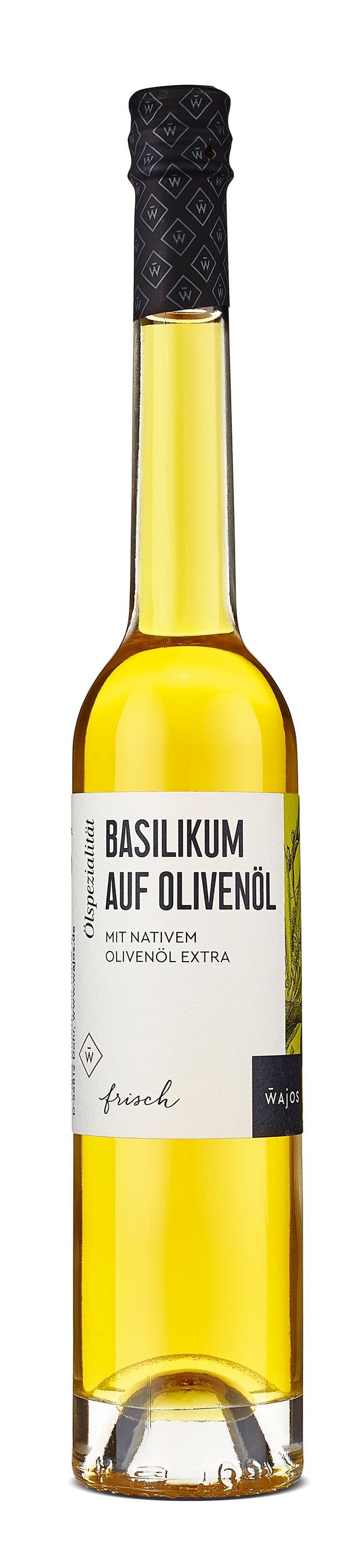 Basilikum auf Olivenöl