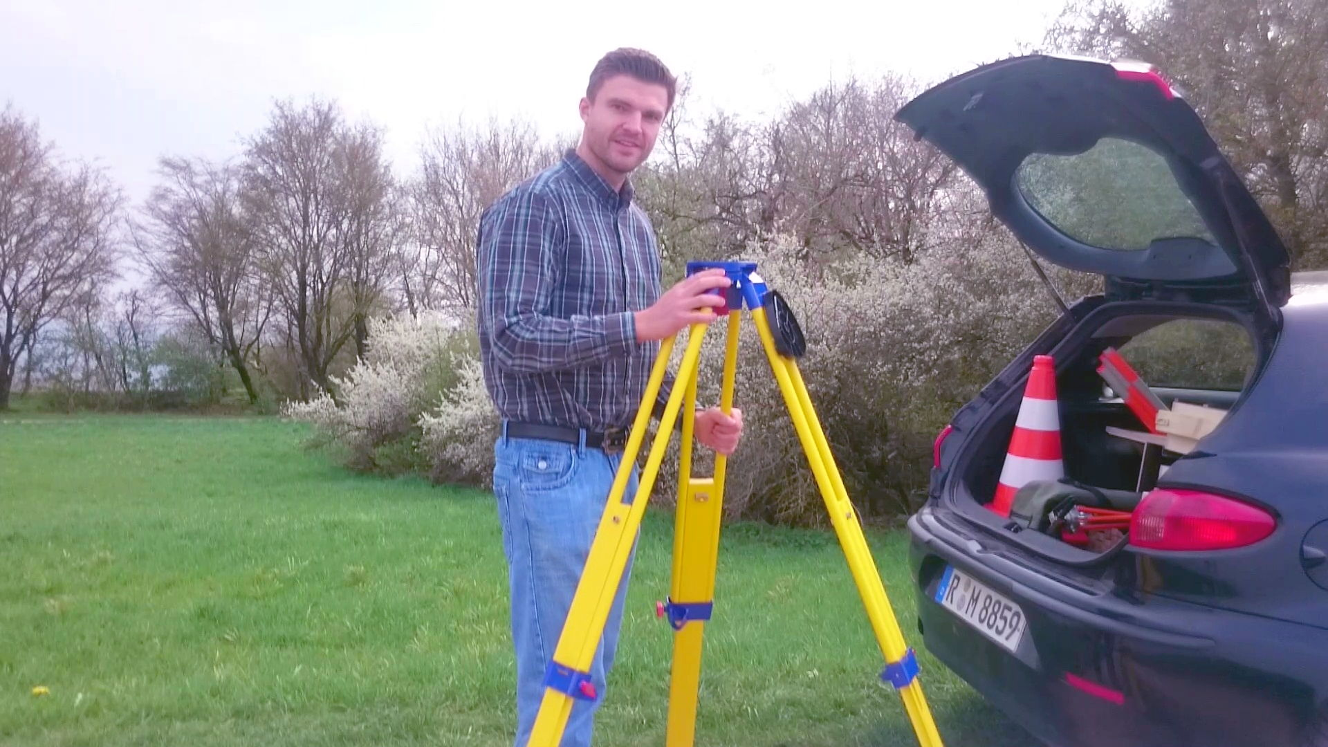 Vermessungsingenieur Thomas Weigert