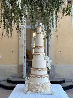 Gâteau pate à sucre wedding cake
