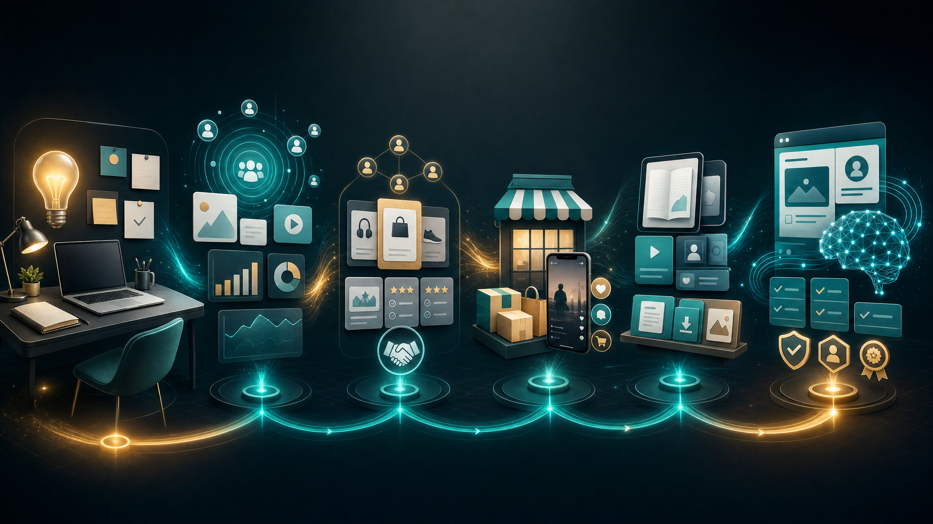 Online-Business mit KI, Social Selling und digitalen Produkten aufbauen