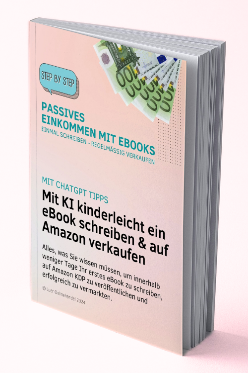 Mit KI und ChatGPT kinderleicht ein eBook schreiben und auf Amazon verkaufen. Mit KI und ChatGPT kinderleicht ein eBook schreiben und auf Amazon verkaufen.