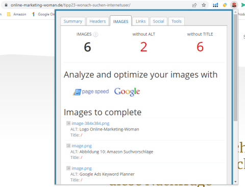 Alt-Attribut hinzufügen Bilder Alt-Attribut hinzufügen Bilder
