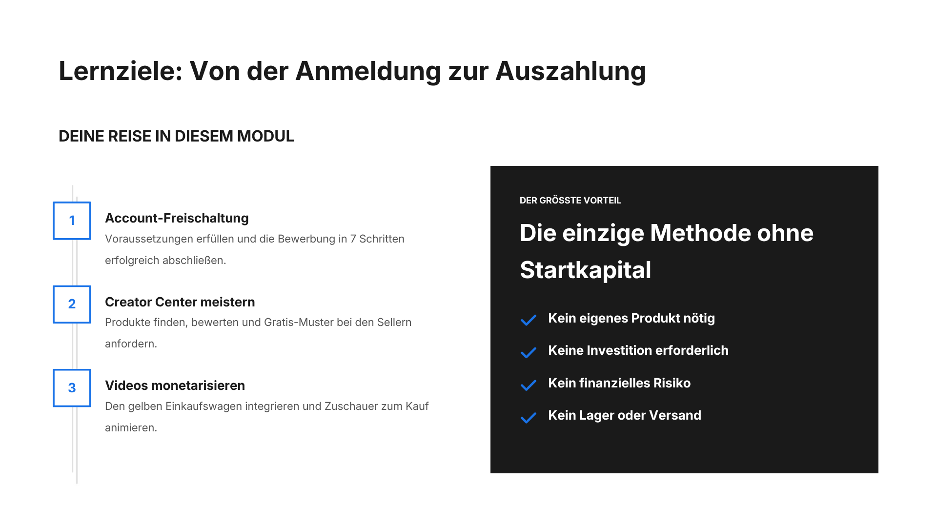 Einblick Modul 3 – Lernziele