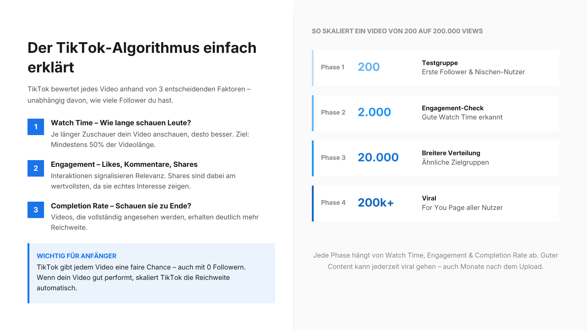 Einblick Modul 1 – TikTok Algorithmus einfach erklärt