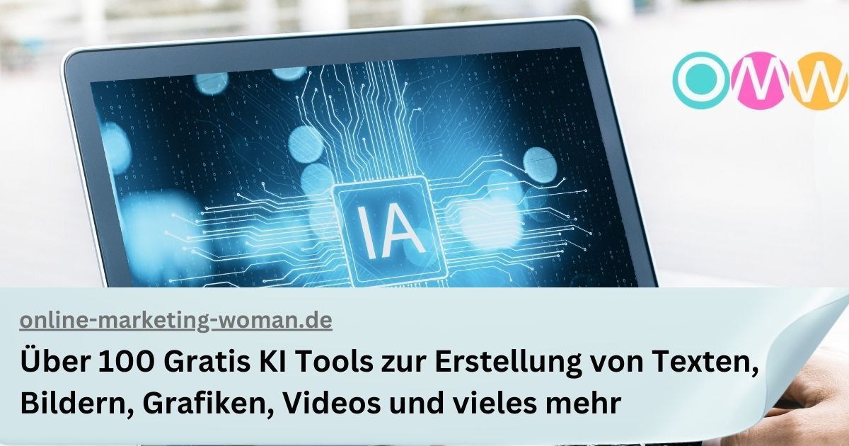 Gratis KI Tools zur Erstellung von Texten, Bildern, Grafiken, Videos und vieles mehr Gratis KI Tools zur Erstellung von Texten, Bildern, Grafiken, Videos und vieles mehr