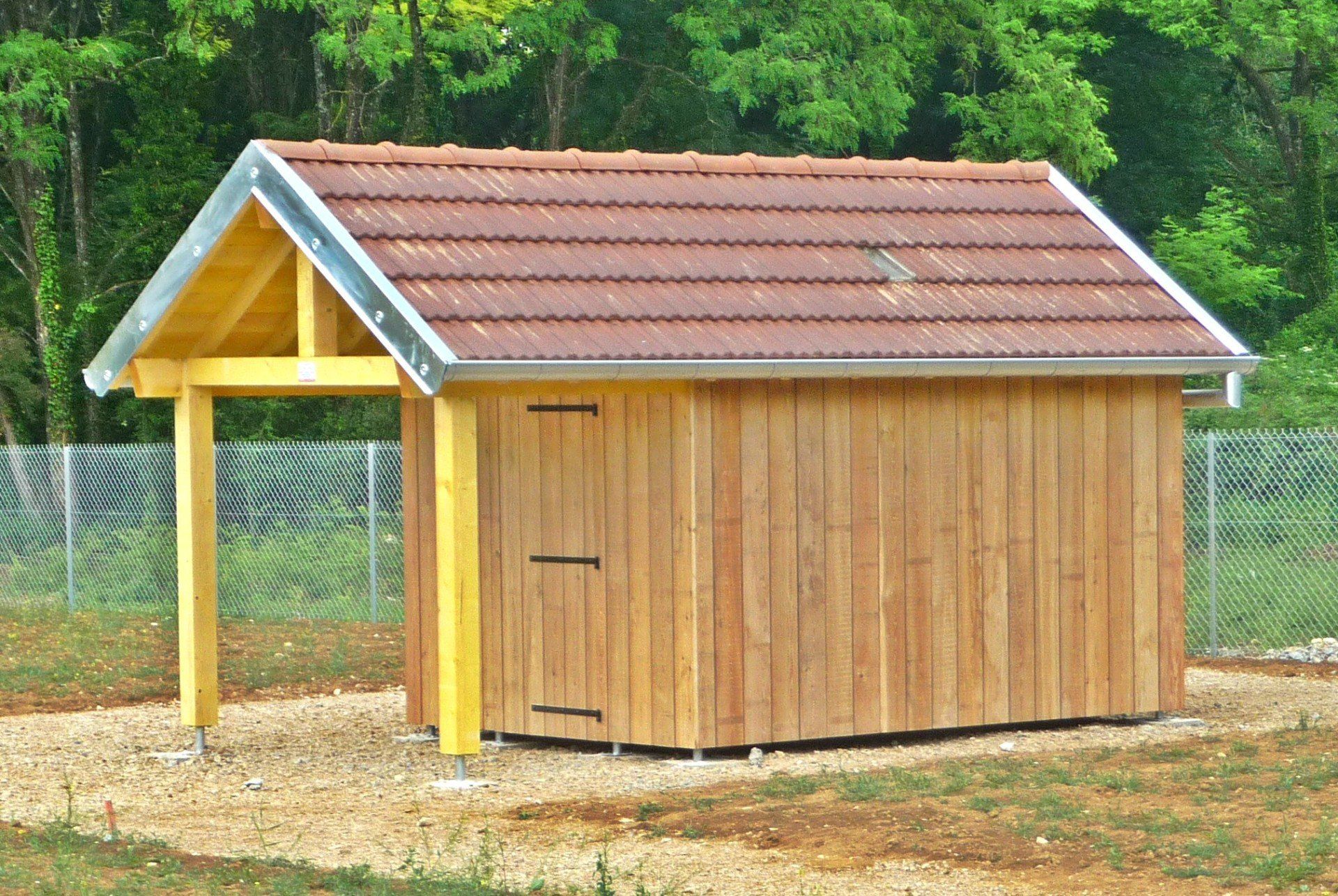 Abri de jardin collectif