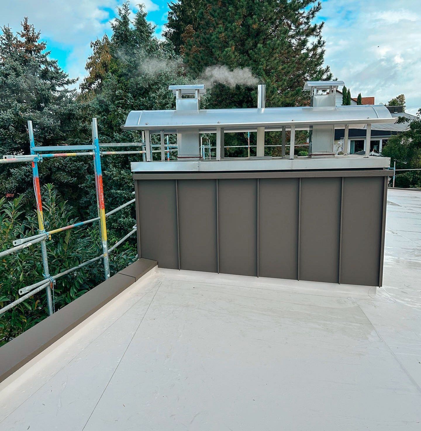 Bild einer Kaminverwahrung