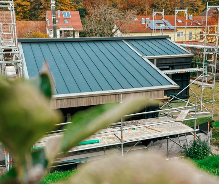 Bild einer Dachsanierung