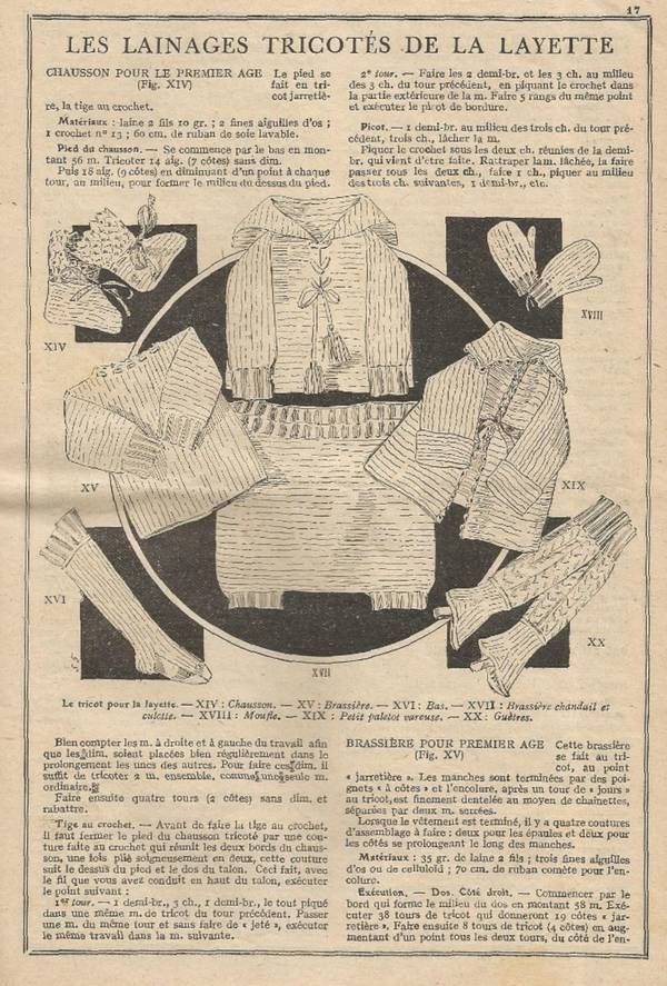 Layette au tricot