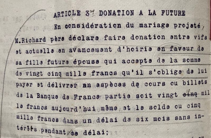 Avancement d'hoirie