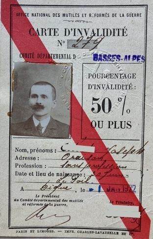 Carte invalidité