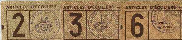 Catégories cartes d'articles d'écoliers