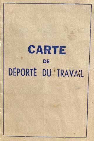 Carte déporté du travail