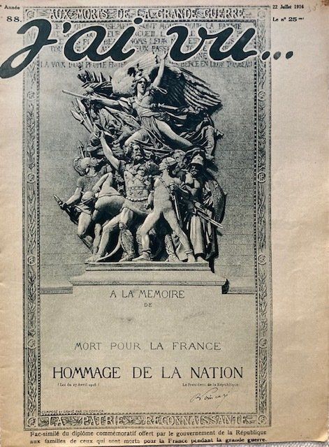 Diplome mort pour la patrie