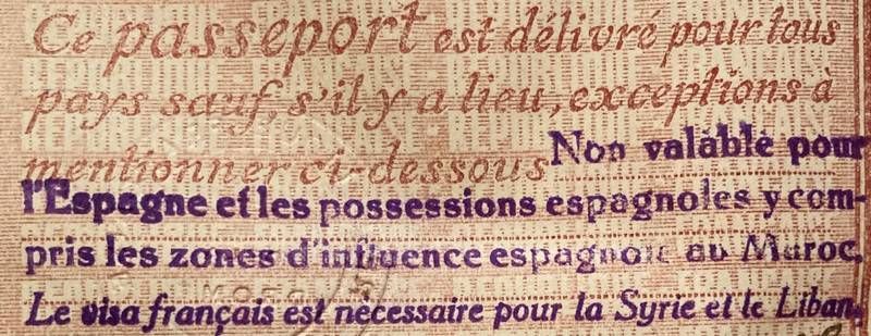 Extrait passeport