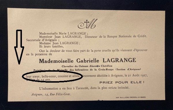 Faire-part décès