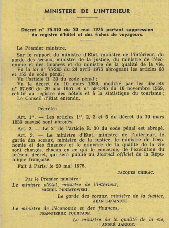 JORF 30 mai 1975