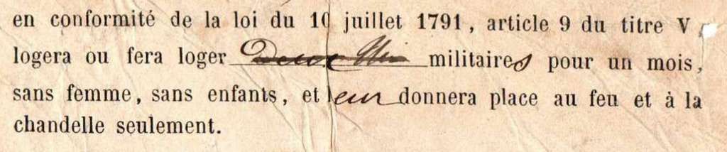 Billet logeme,y