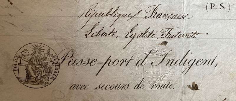 Passeport Indigent