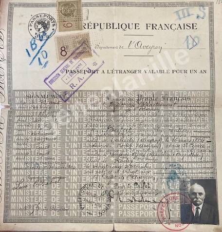 Passeport pour l'étranger