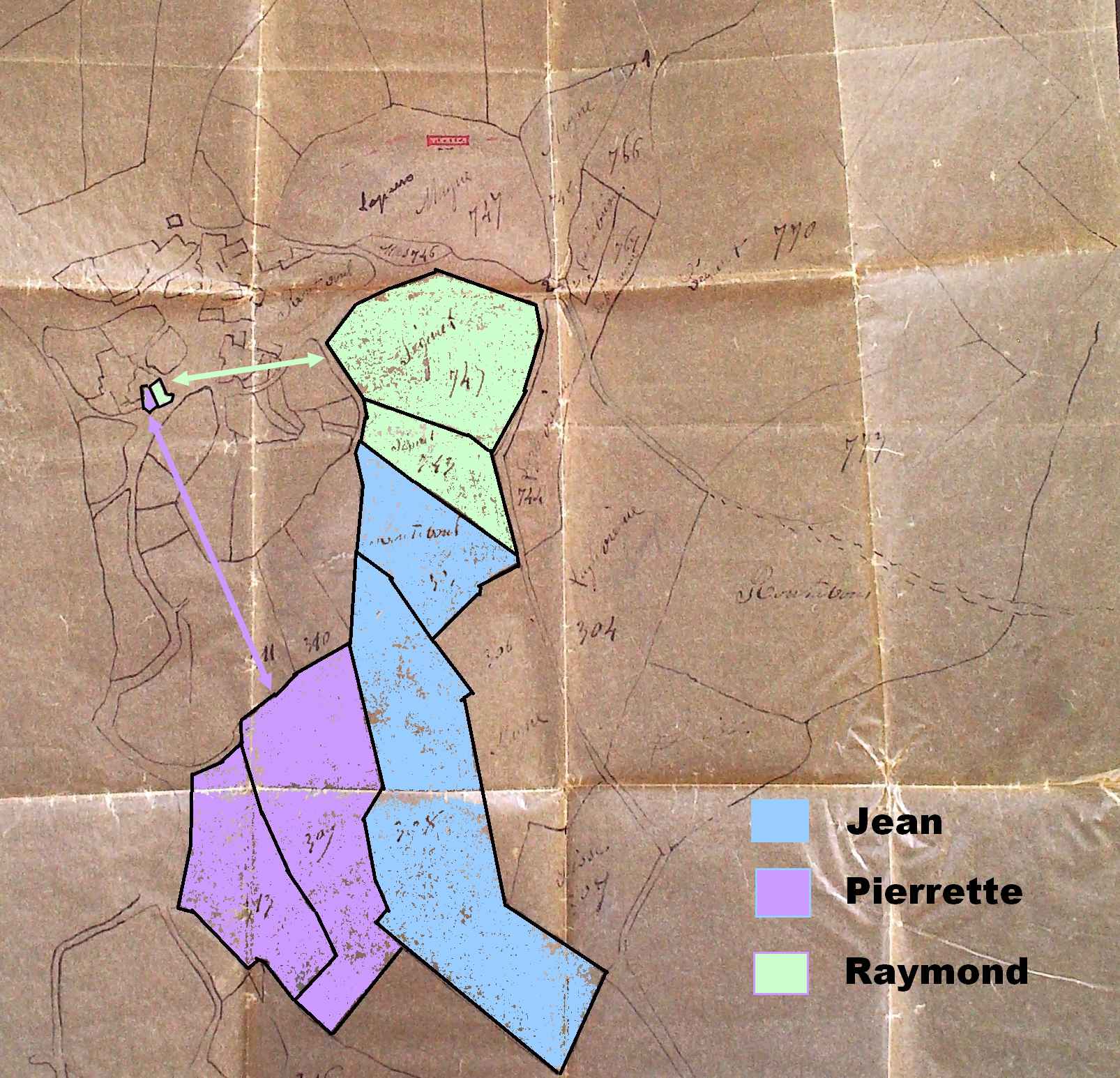 Partage de parcelles